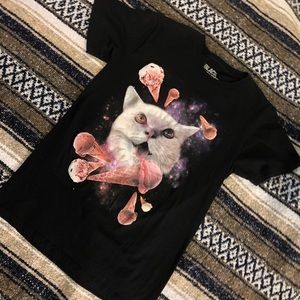 Space Kitten graphic tee